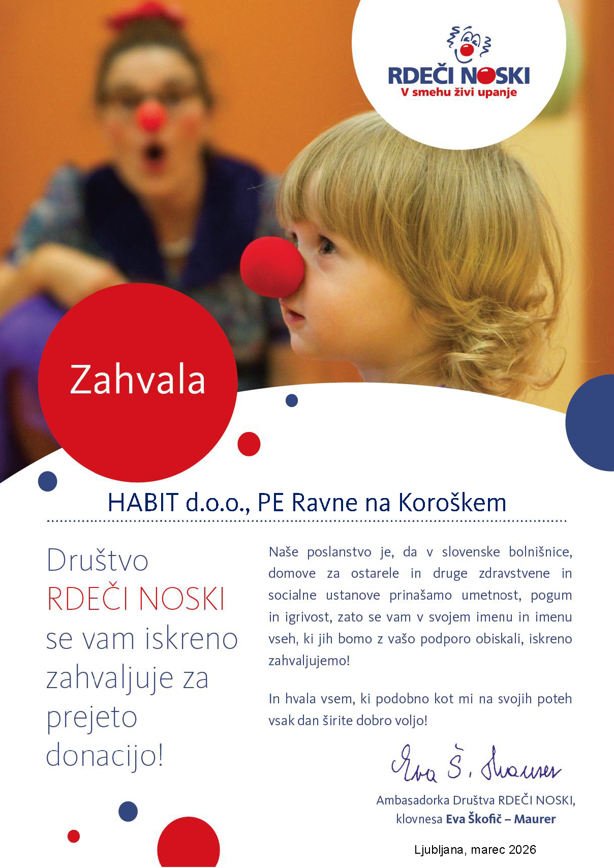 Donacija, ki prinaša nasmeh tja, kjer je najbolj potreben